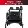 Zip&#39;r Transport Lite Folding Electric Wheelchair Seat Belt View