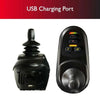 Zip&#39;r Transport Lite Folding Electric Wheelchair USB Charging Port View