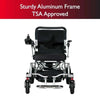 Zip&#39;r Transport Pro Folding Electric Wheelchair Sturdy Aluminum Frame View
