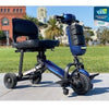 iLiving V8 Foldable Electric Mobility Scooter Blue Actual Photo View