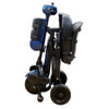 iLiving V8 Foldable Electric Mobility Scooter Blue Folded View
