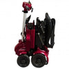 iLiving i3 Folding Electric Mobility Scooter Red Completely Folded View