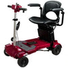 iLiving i3 Folding Electric Mobility Scooter Red Front Side View