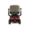 merits health S245 pioneer 2 four Wheel Mobility scooter red back view